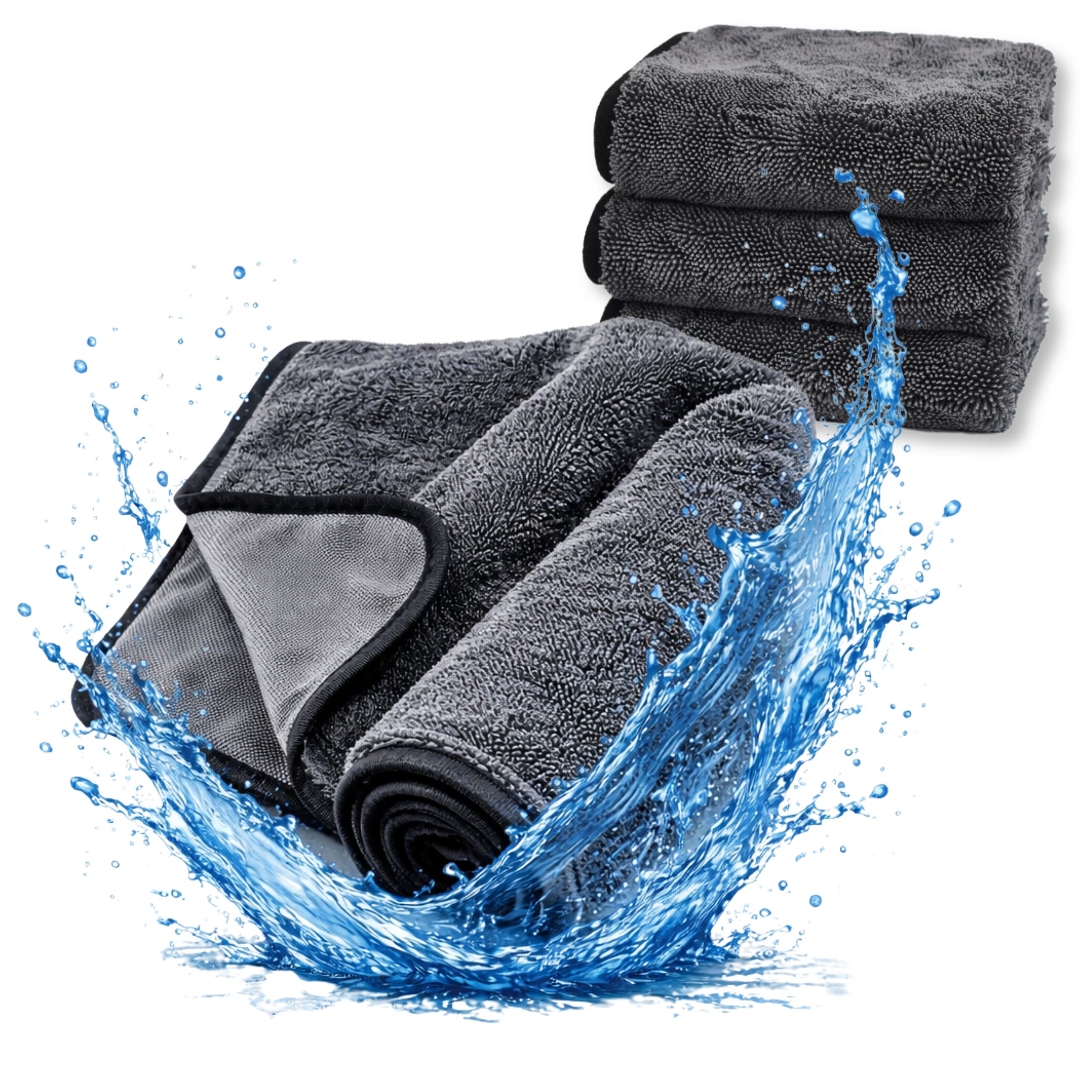 SUPERCHŁONNY RĘCZNIK DO OSUSZANIA AUTA - TURBODRY 3 SZTUKI